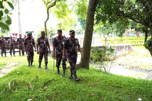 নিজস্ব উদ্যোগে বিজিবি দিনাজপুর সেক্টর, ,৪২ বিজিবি’র পরিসীমা সংলগ্ন গিরিজা খাল সংস্কারকরণ