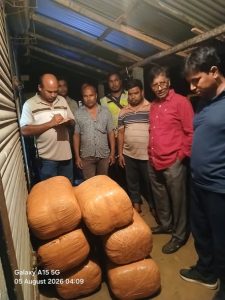 দিনাজপুরে কাহারোলে ৮৮ কেজি মাদকদ্রব্য গাজা উদ্ধার