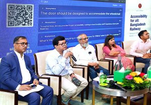 Speakers at Railways Ministry, Bangladesh Railway and BRAC workshop: Accessibility is a Right, not a Privilege
