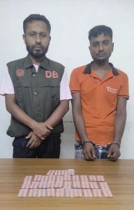 দিনাজপুরে ৩৪০ পিস ট্যাপেন্টাডল ট্যাবলেটসহ একজন মাদক ব্যবসায়ী গ্রেফতার