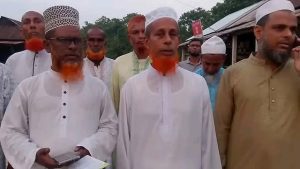 সুখারীতে জামায়াতের চেয়ারম্যান প্রার্থী কাজী সাইদুর রহমানের গণসংযোগ