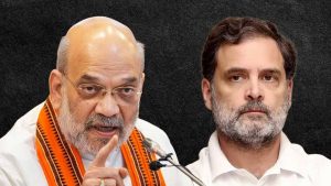 ‘অনুপ্রবেশকারীদের ভোটাধিকার দিতে চান, ৩০ বছরেও ক্ষমতায় আসবেন না!’ রাহুলকে বিঁধলেন শাহ, খোঁচা বিদেশ সফর নিয়েও