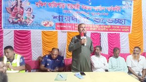 বিরলে দুর্গাপূজা মণ্ডপ পরিদর্শন ও আর্থিক সহযোগিতায় চেয়ারম্যান পদপ্রার্থী কাজল